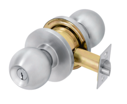 Show details for PDQ SX148 Classroom Grade 1 Heavy-Duty Ball Knob Cylindrical Lock - 32D - Satin stainless steel PDQ SX-Mainpic